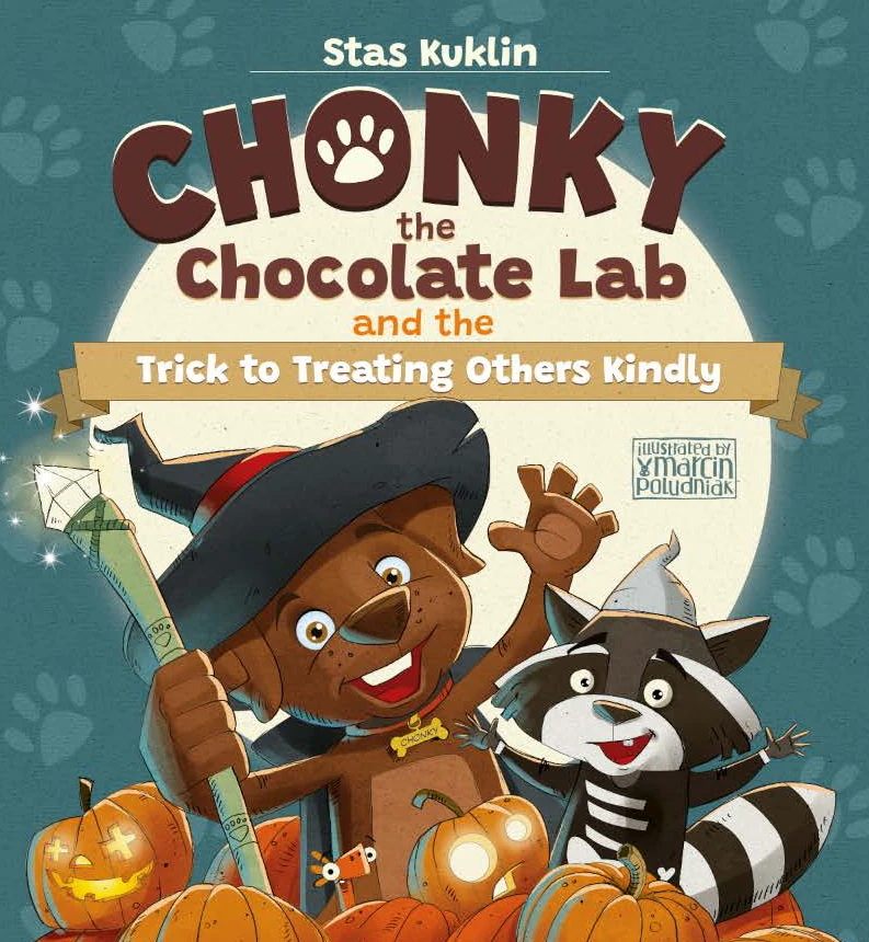 Chonky the Chocolate Lab book cover