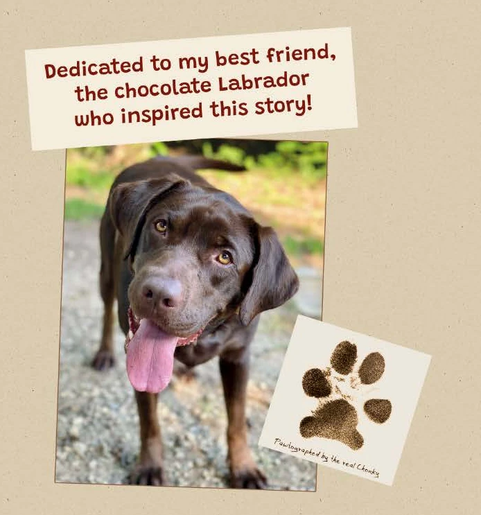 The real chocolate Labrador who inspired the book